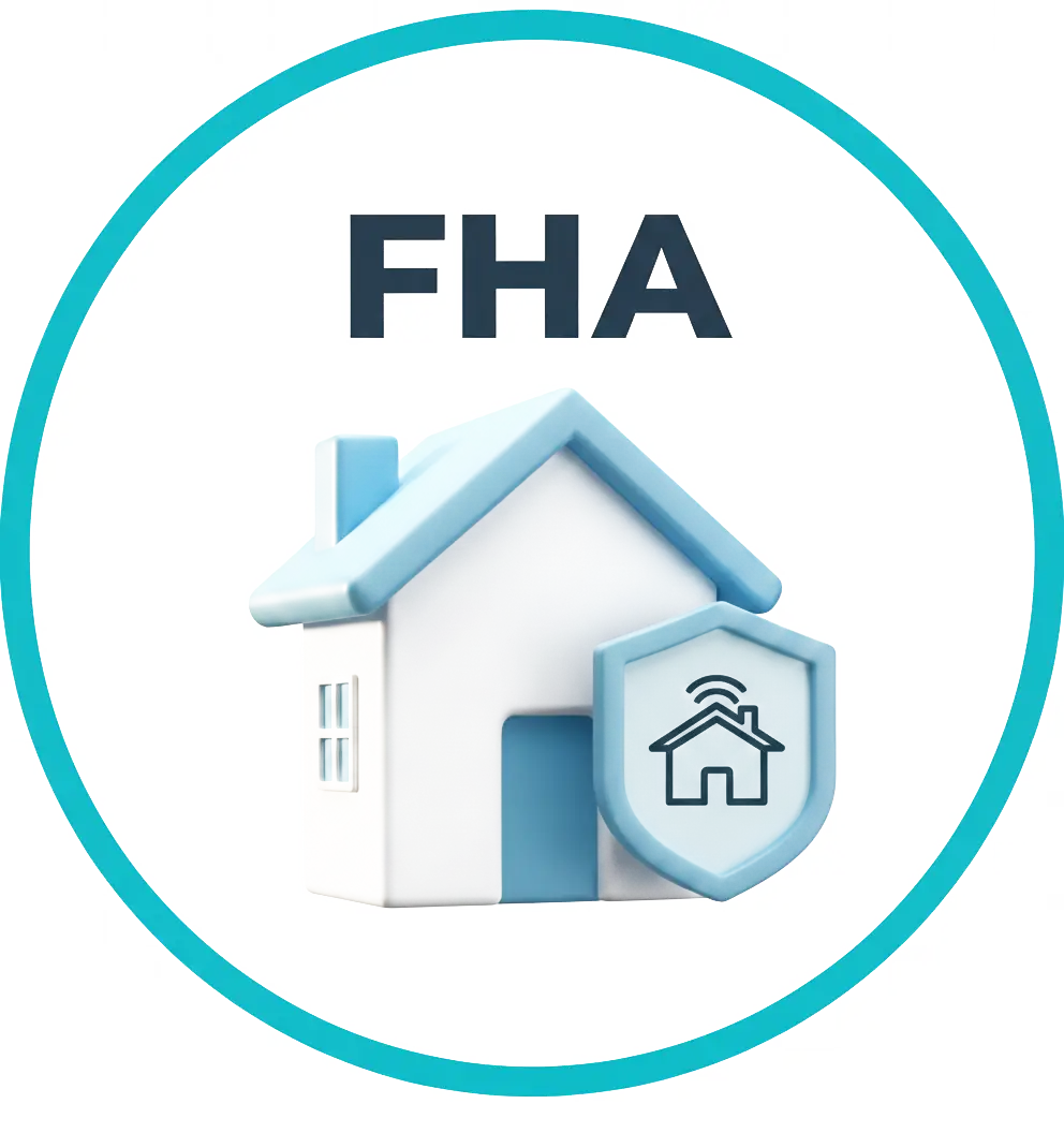 fha loan icon | mortgage broker 360